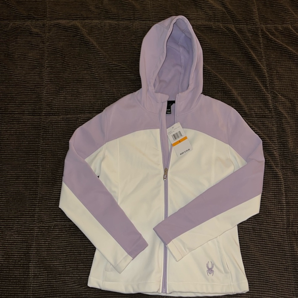 BRAND NEW WITH TAGS PASTEL LILAC SPYDER JACKET SIZE SMALL